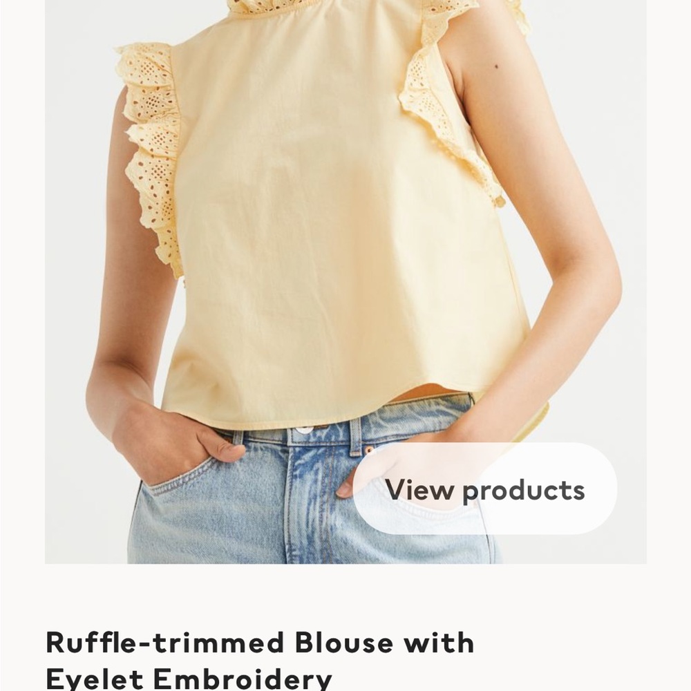 Yellow tank top